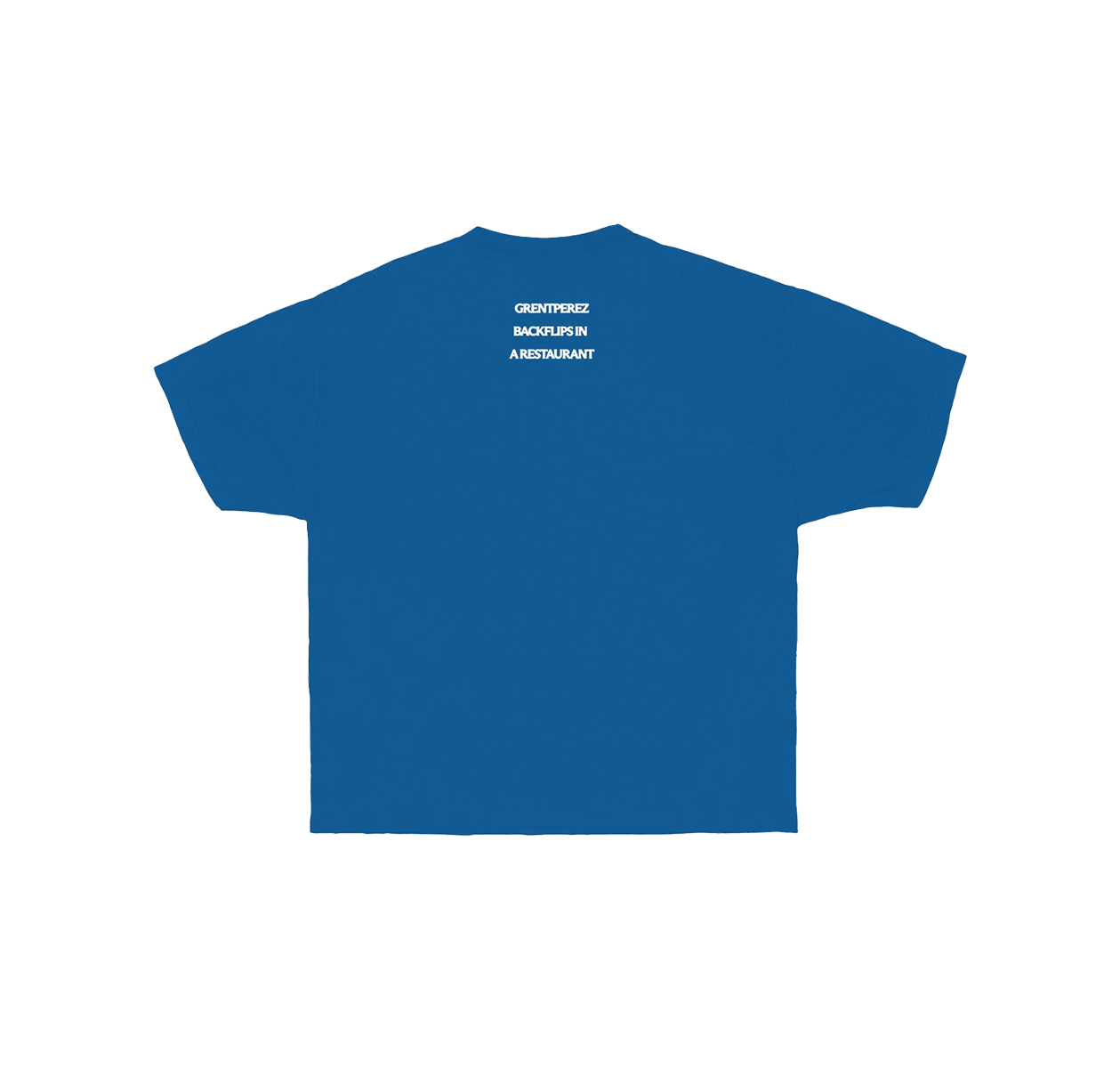 BLUE BACKFLIPS TEE