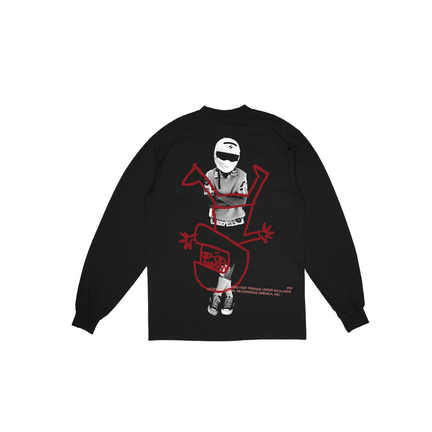 BLACK BACKFLIPS LONGSLEEVE TEE