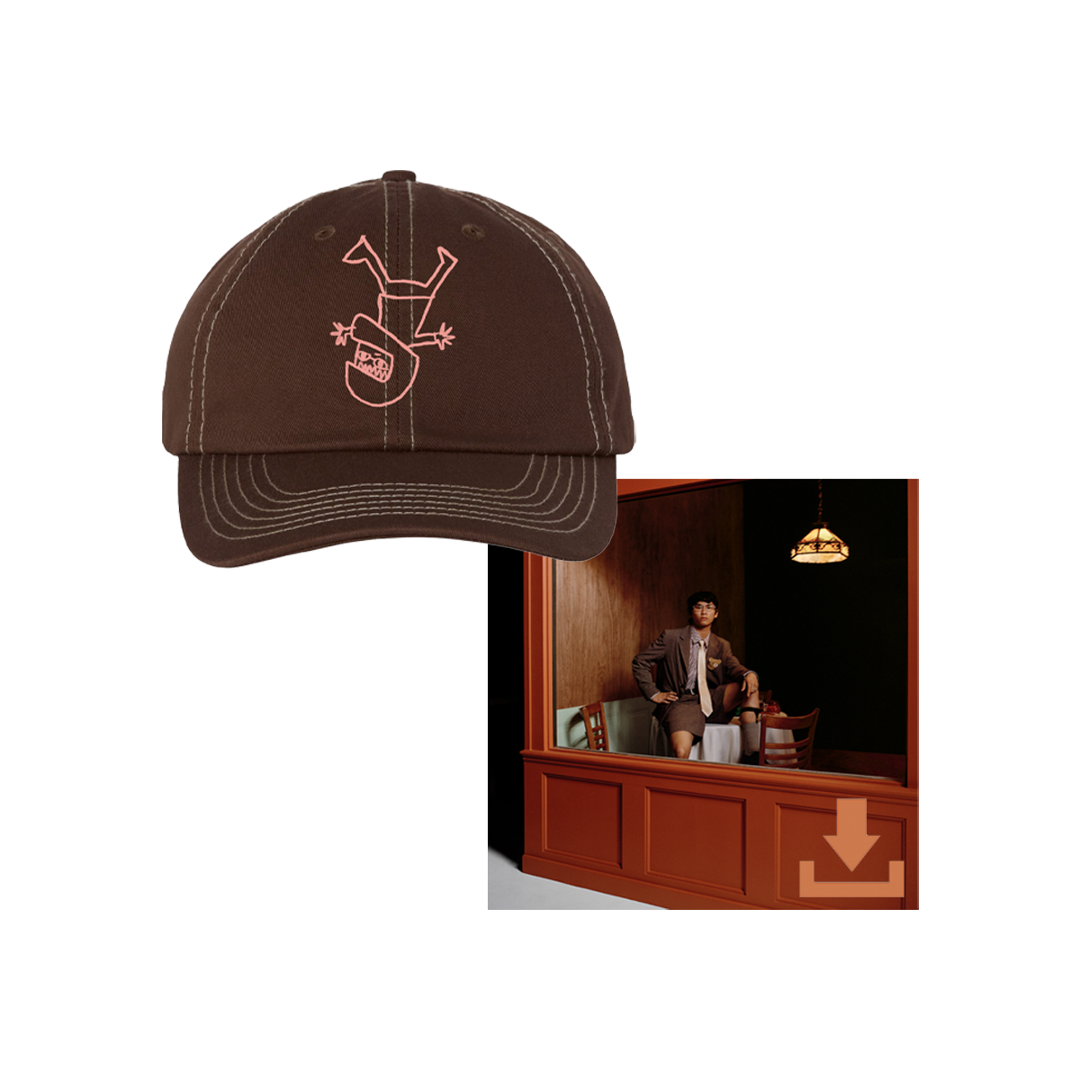 Backflips Dad Hat + BACKFLIPS IN A RESTAURANT Digital Download Bundle