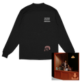 Black Backflips Longsleeve Tee + BACKFLIPS IN A RESTAURANT Digital Download Bundle
