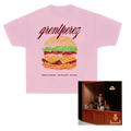 Pink Cheeseburger Tee + BACKFLIPS IN A RESTAURANT Digital Download Bundle