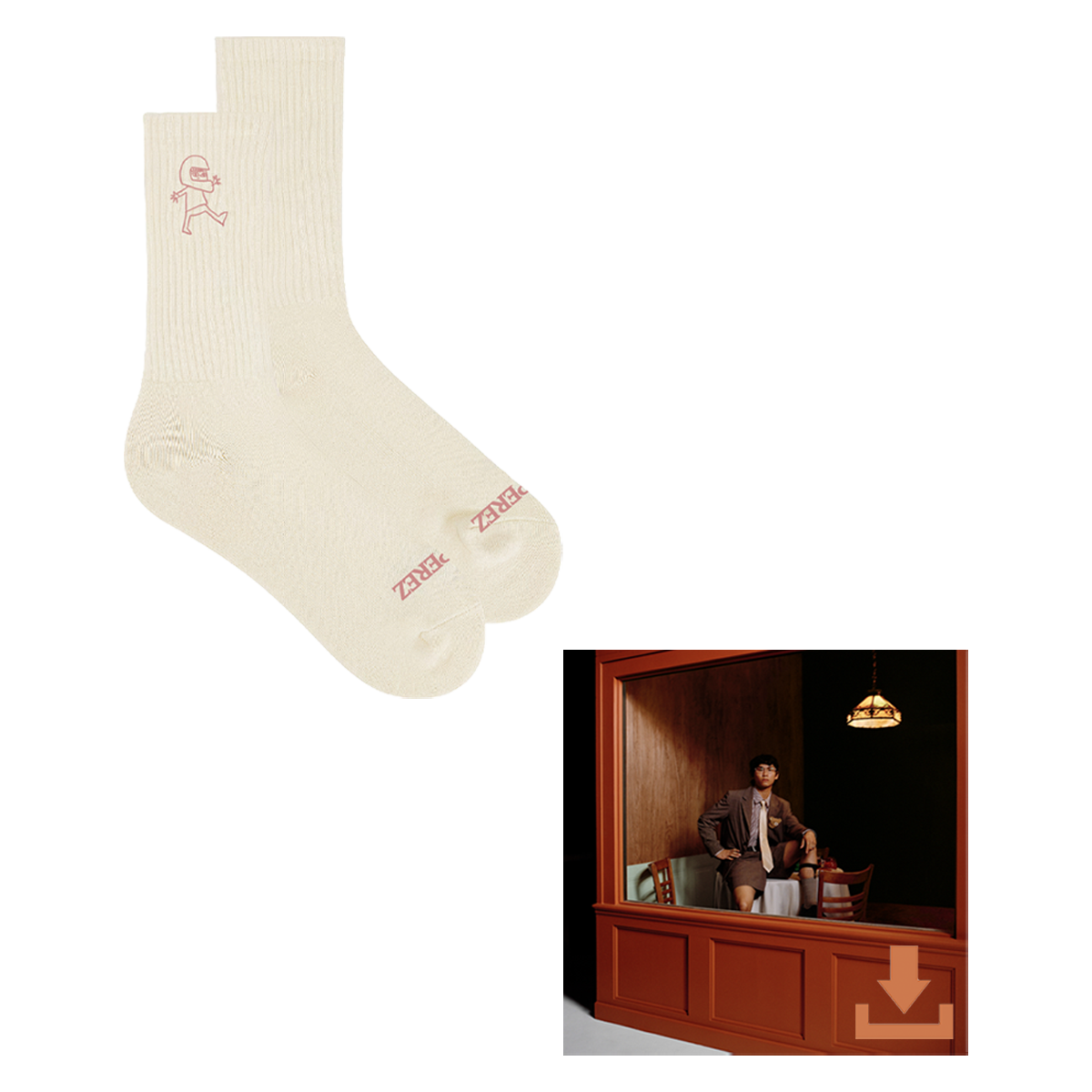Backflips Socks + BACKFLIPS IN A RESTAURANT Digital Download Bundle